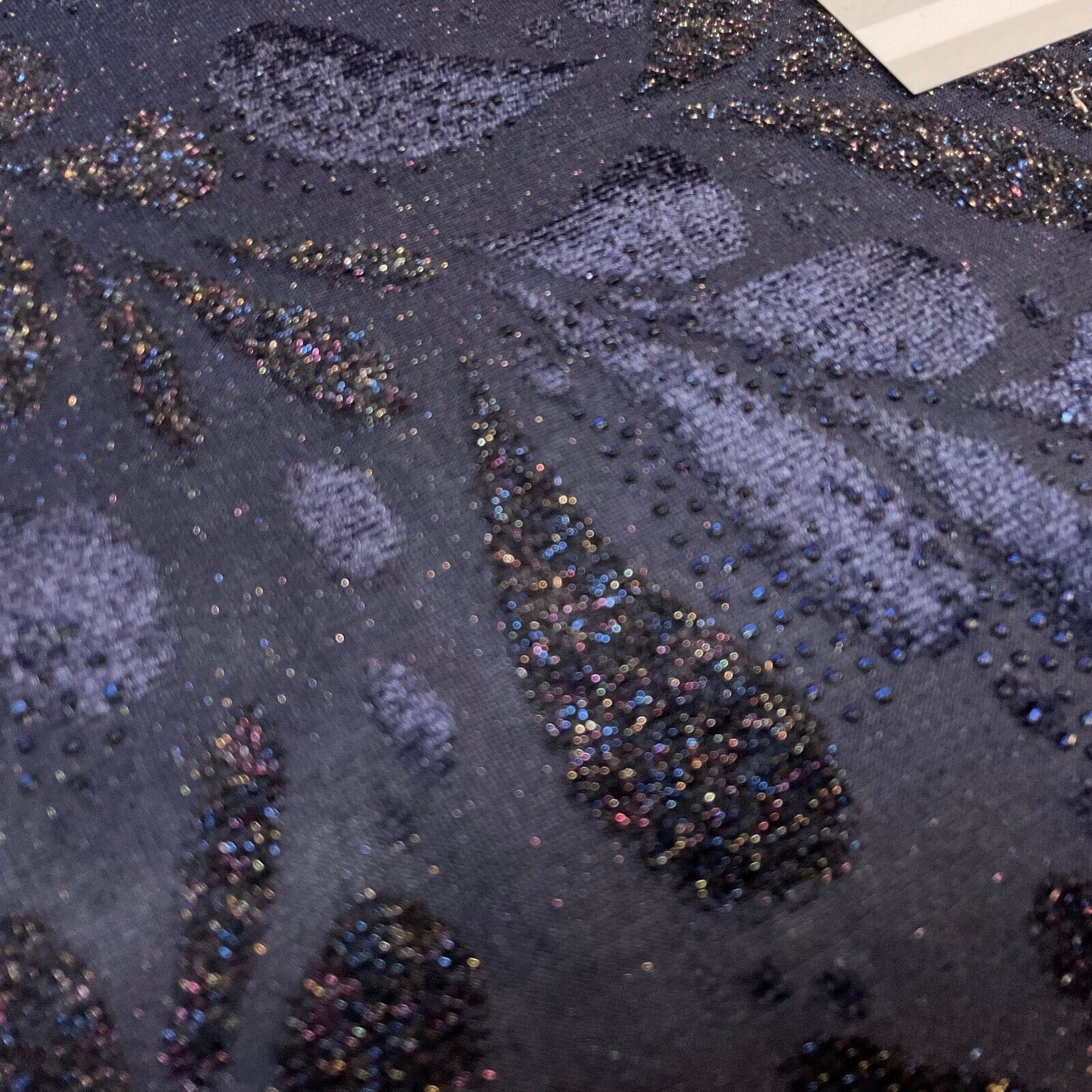 Velvet Devore Stretch Dew Drops Dress Fabric 158cm Wide M1826