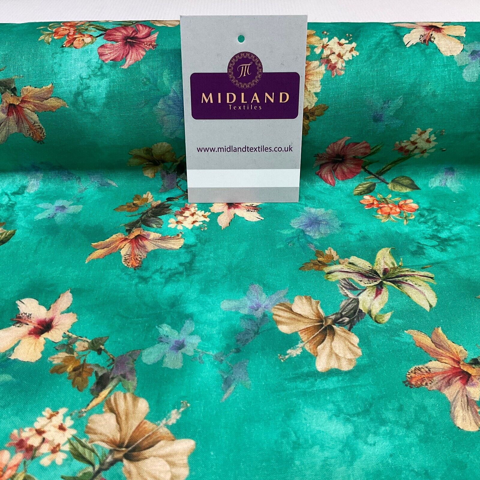 Summer floral lightweight Cotton Lawn dress Fabric Sold per Metre M1830