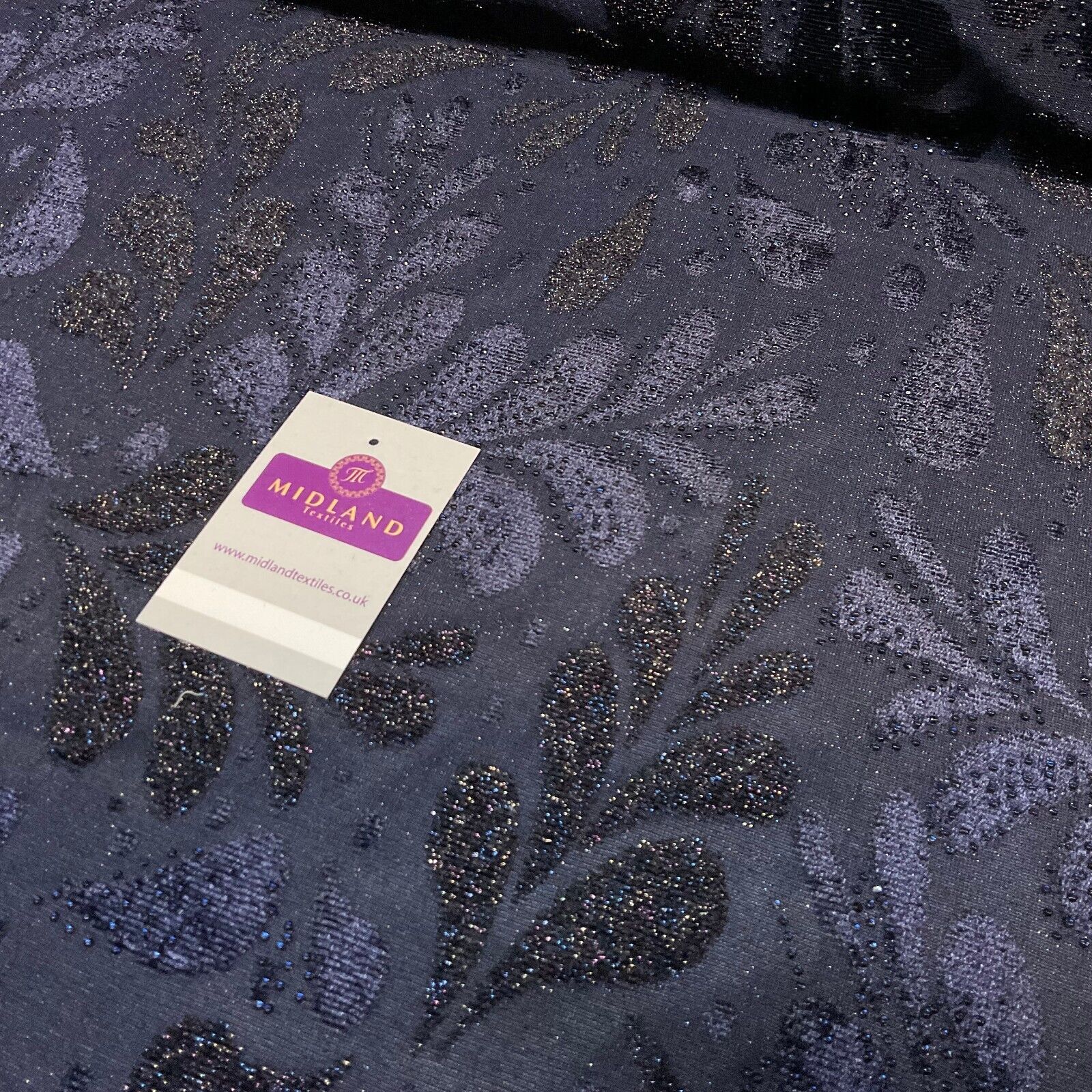 Velvet Devore Stretch Dew Drops Dress Fabric 158cm Wide M1826