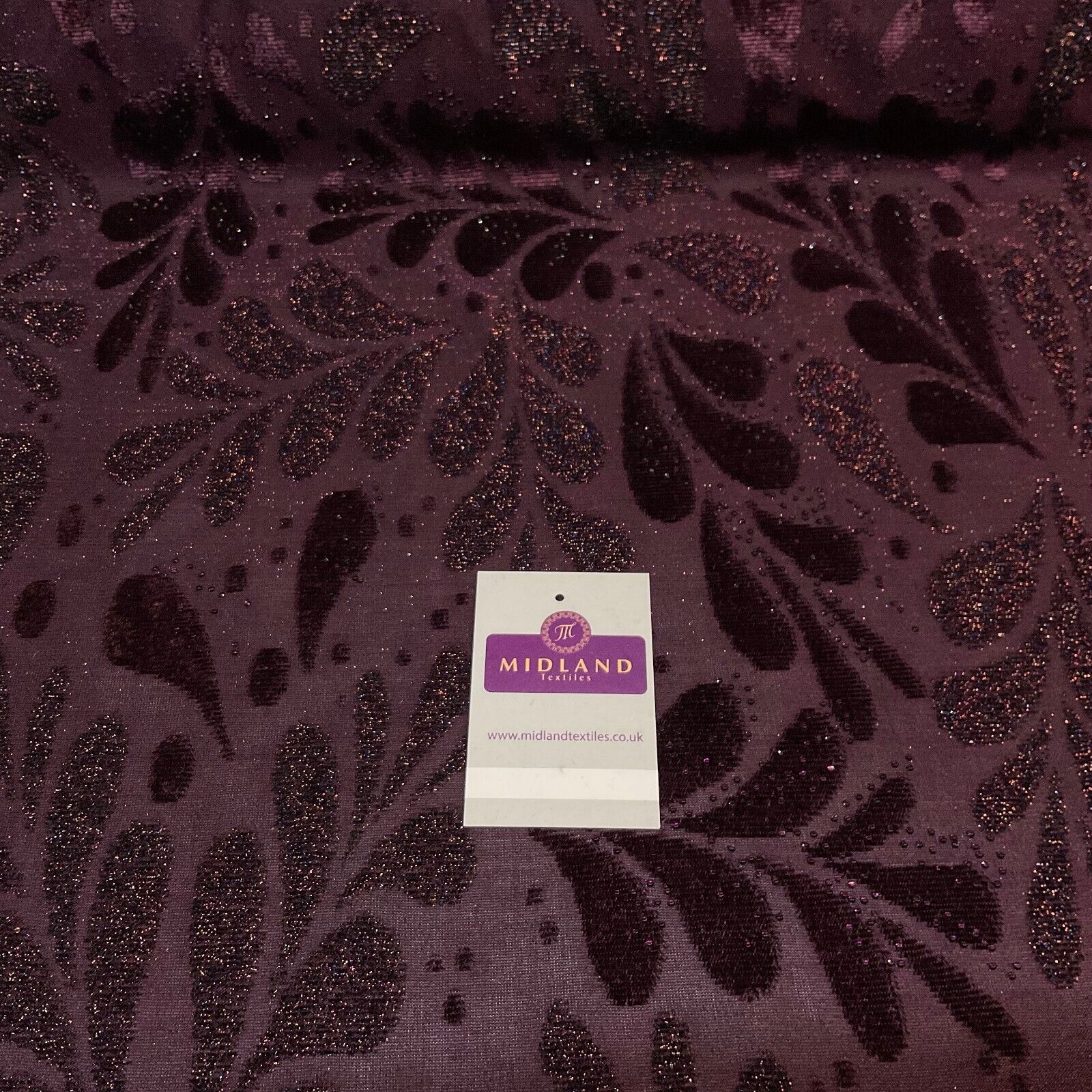 Velvet Devore Stretch Dew Drops Dress Fabric 158cm Wide M1826
