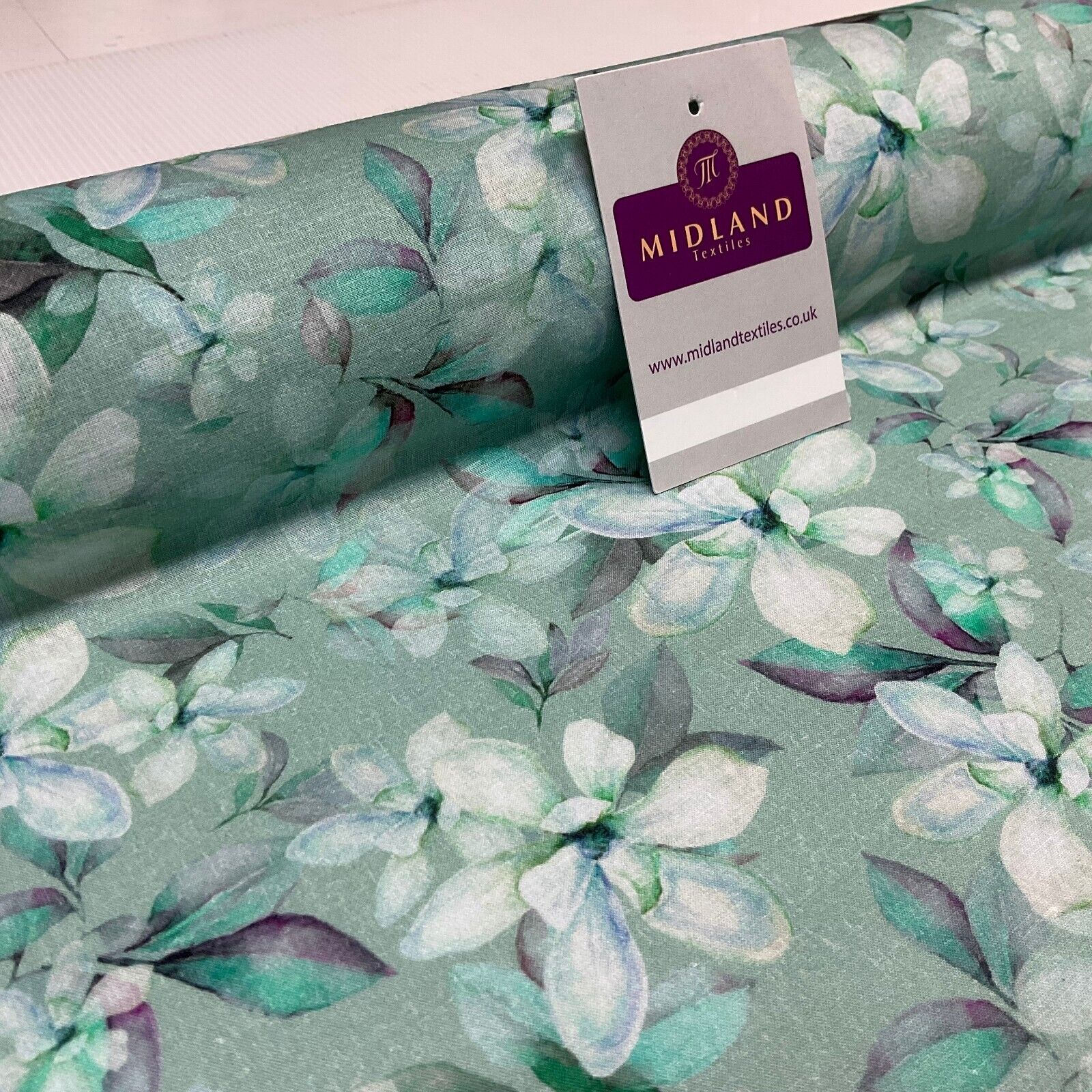 Summer floral lightweight Cotton Lawn dress Fabric Sold per Metre M1829