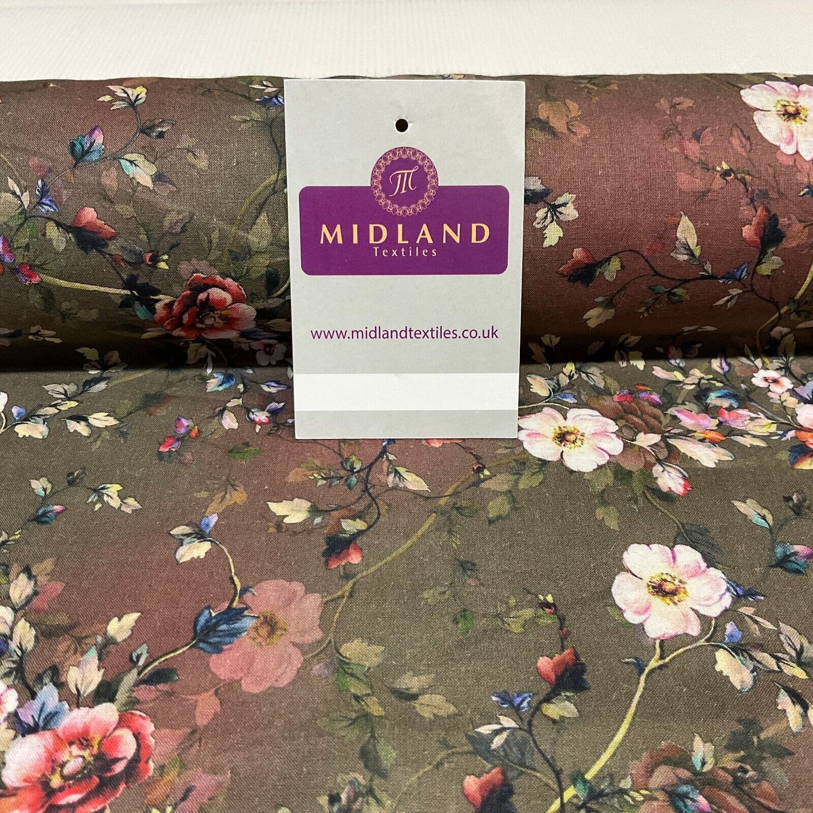 Summer floral lightweight Cotton Lawn dress Fabric Sold per Metre M1828