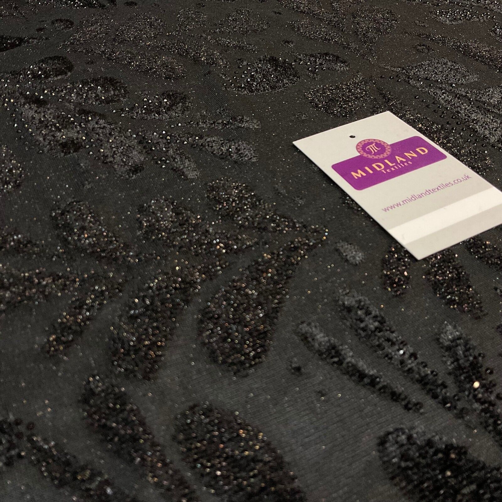 Velvet Devore Stretch Dew Drops Dress Fabric 158cm Wide M1826