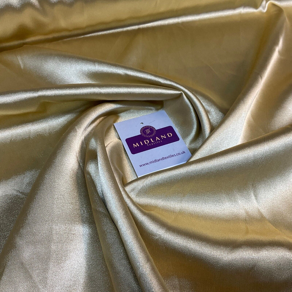 Stretch Satin Luxurious Plain dress Fabric Sold per Metre M1833