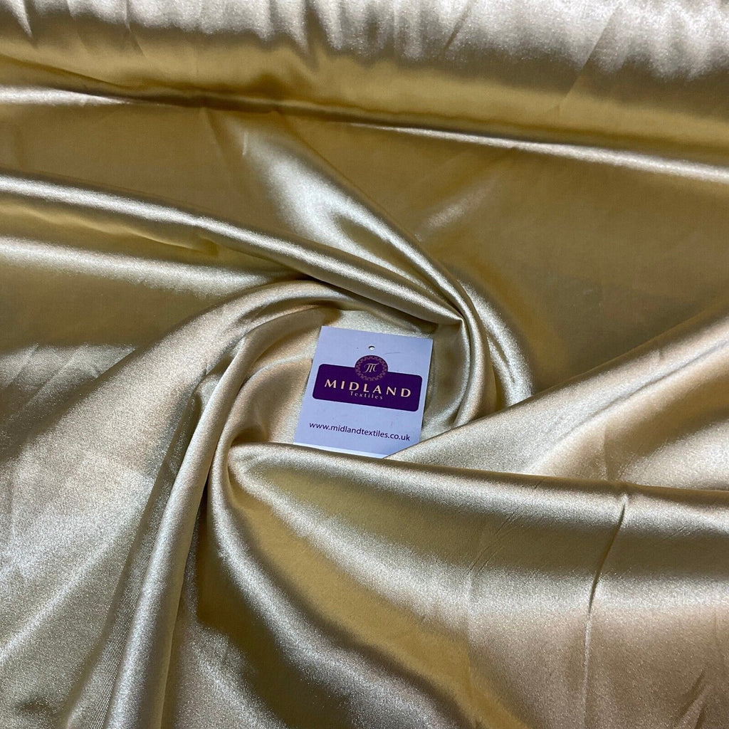 Stretch Satin Luxurious Plain dress Fabric Sold per Metre M1833