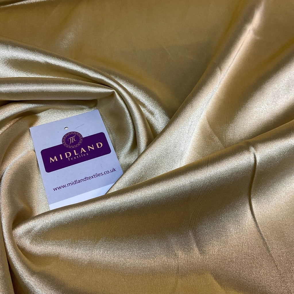 Stretch Satin Luxurious Plain dress Fabric Sold per Metre M1833