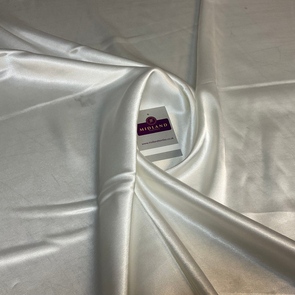 Stretch Satin Luxurious Plain dress Fabric Sold per Metre M1833