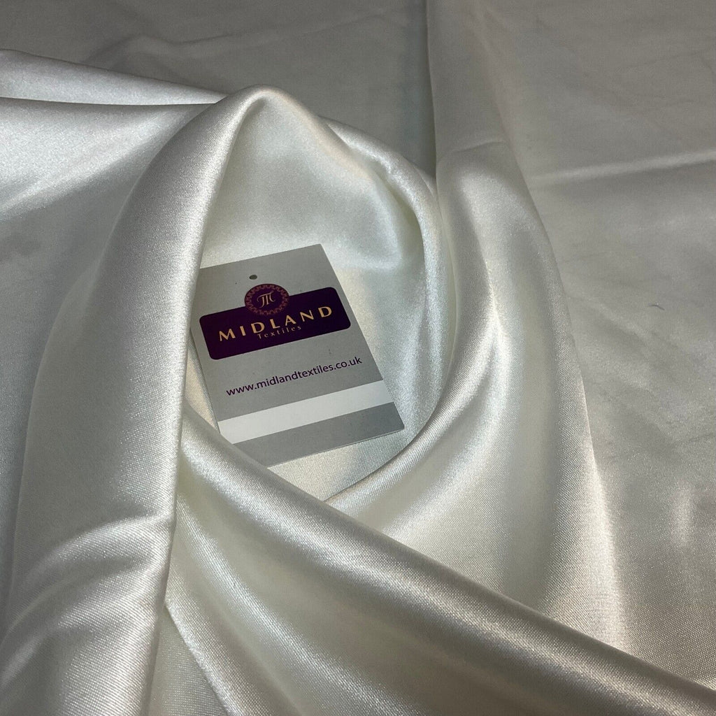 Stretch Satin Luxurious Plain dress Fabric Sold per Metre M1833