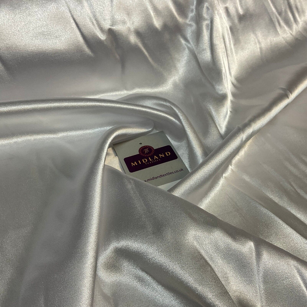 Stretch Satin Luxurious Plain dress Fabric Sold per Metre M1833