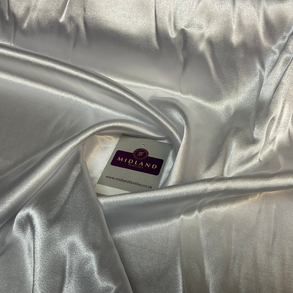 Stretch Satin Luxurious Plain dress Fabric Sold per Metre M1833