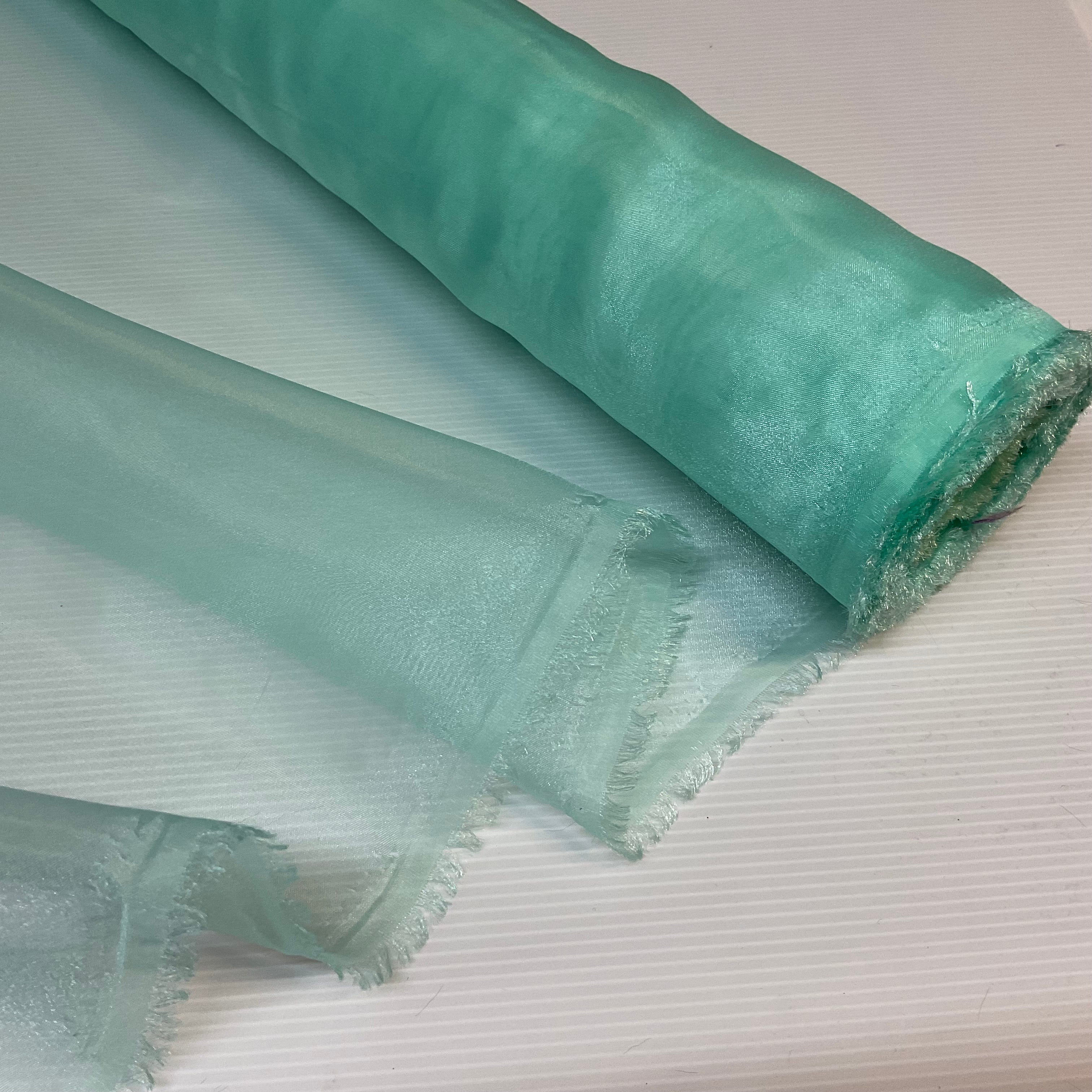 Plain Sheer Lightweight Organza Voile Drape Curtain, Wedding, Chair Sash Fabric 150cm Wide M1750