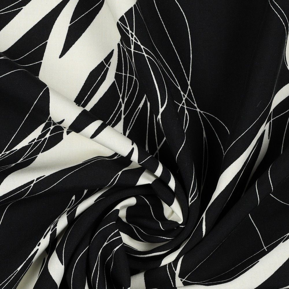 Stunning radiance viscose Abstract Dress Fabric M1845