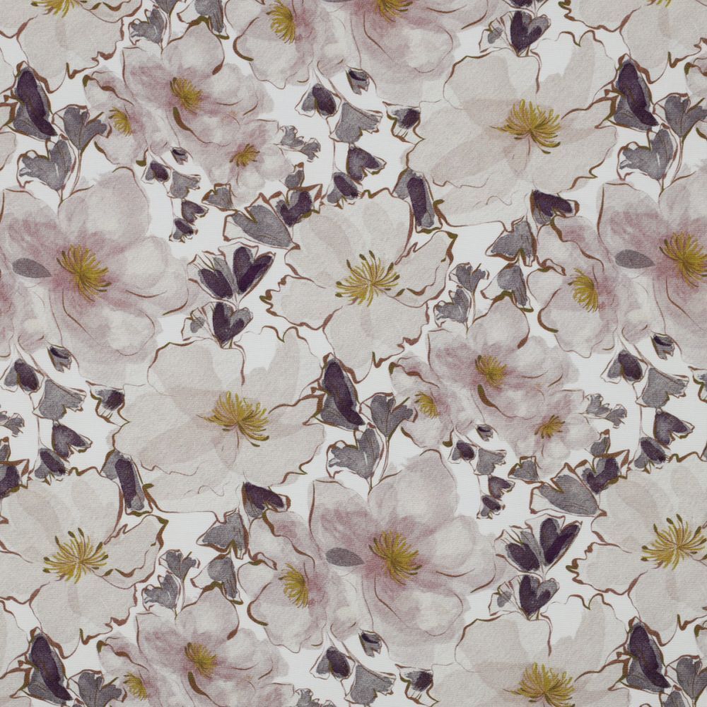 Floral Flower stretch viscose poplin stretch Dress Fabric M1855