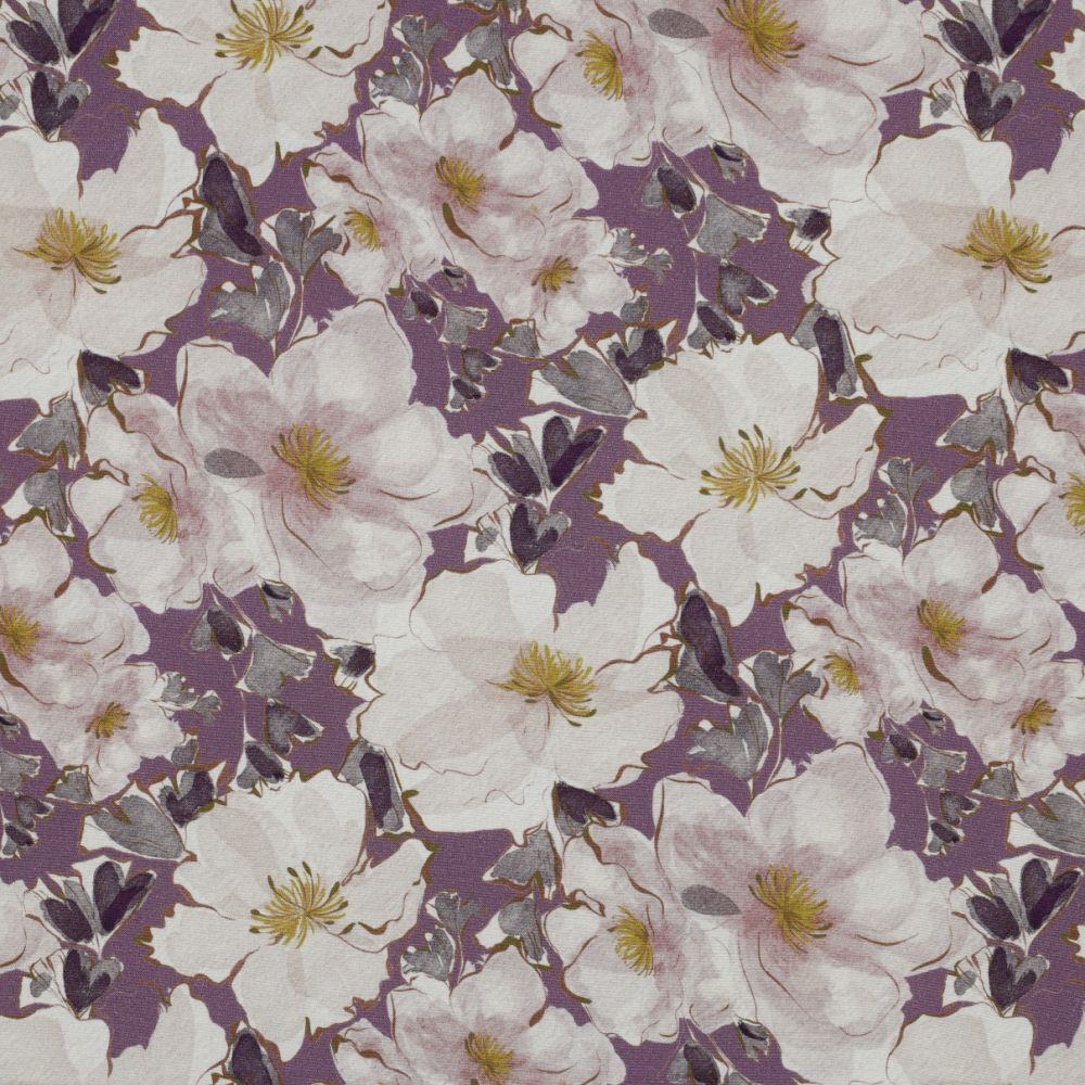 Floral Flower stretch viscose poplin stretch Dress Fabric M1855