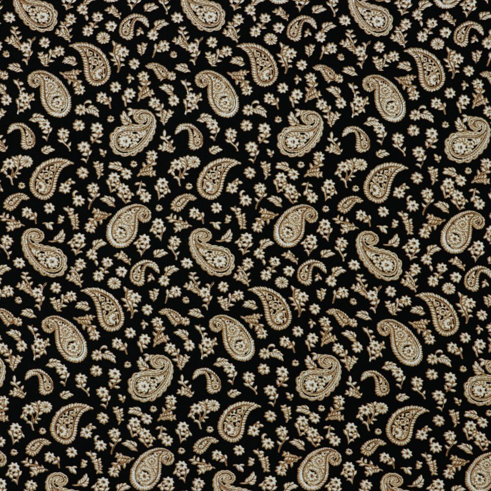 Gorgeous radiance paisley viscose Dress Fabric M1858