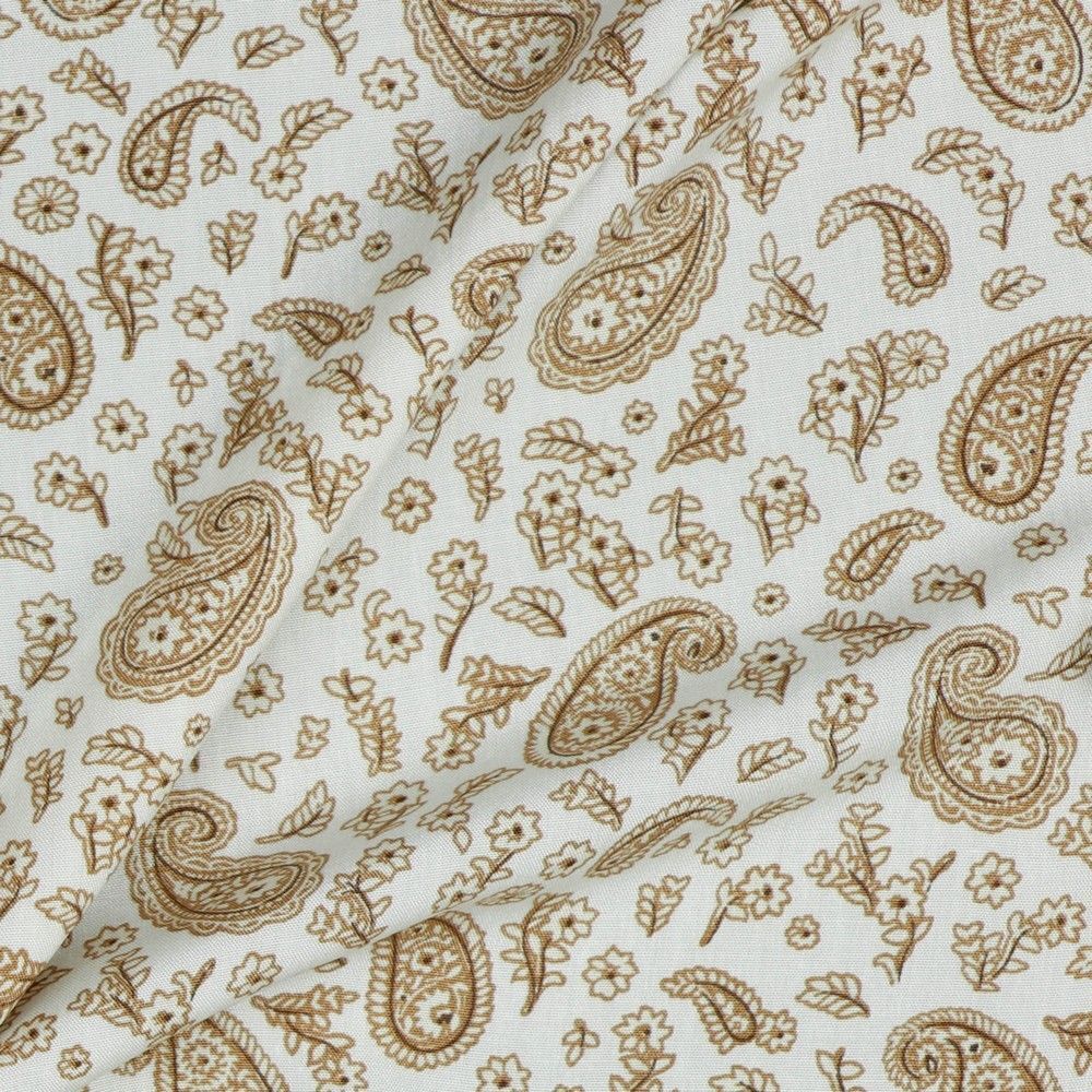 Gorgeous radiance paisley viscose Dress Fabric M1858