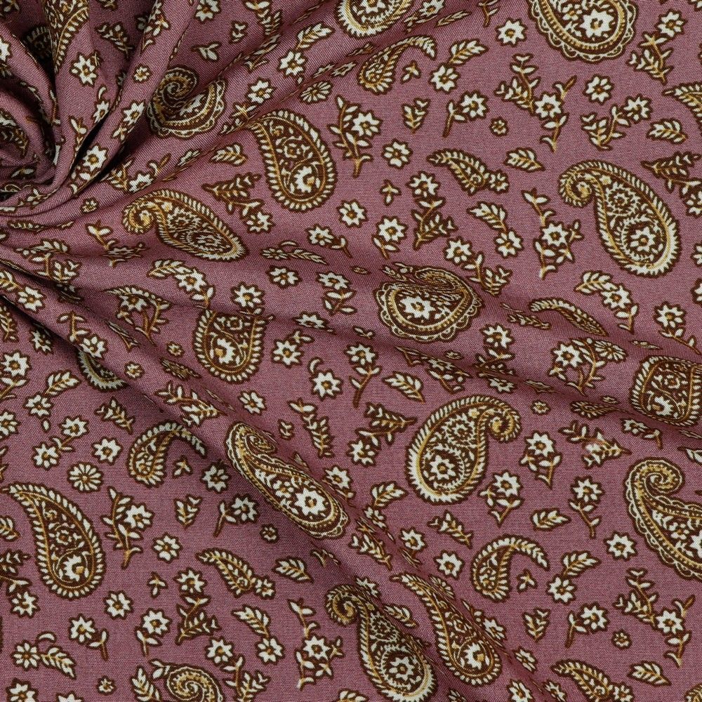 Gorgeous radiance paisley viscose Dress Fabric M1858