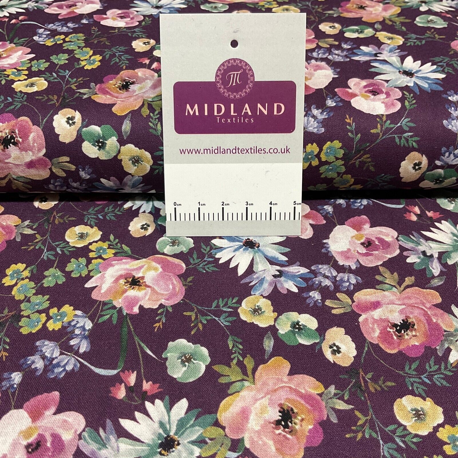 Floral flower poplin Dress Fabric M1857