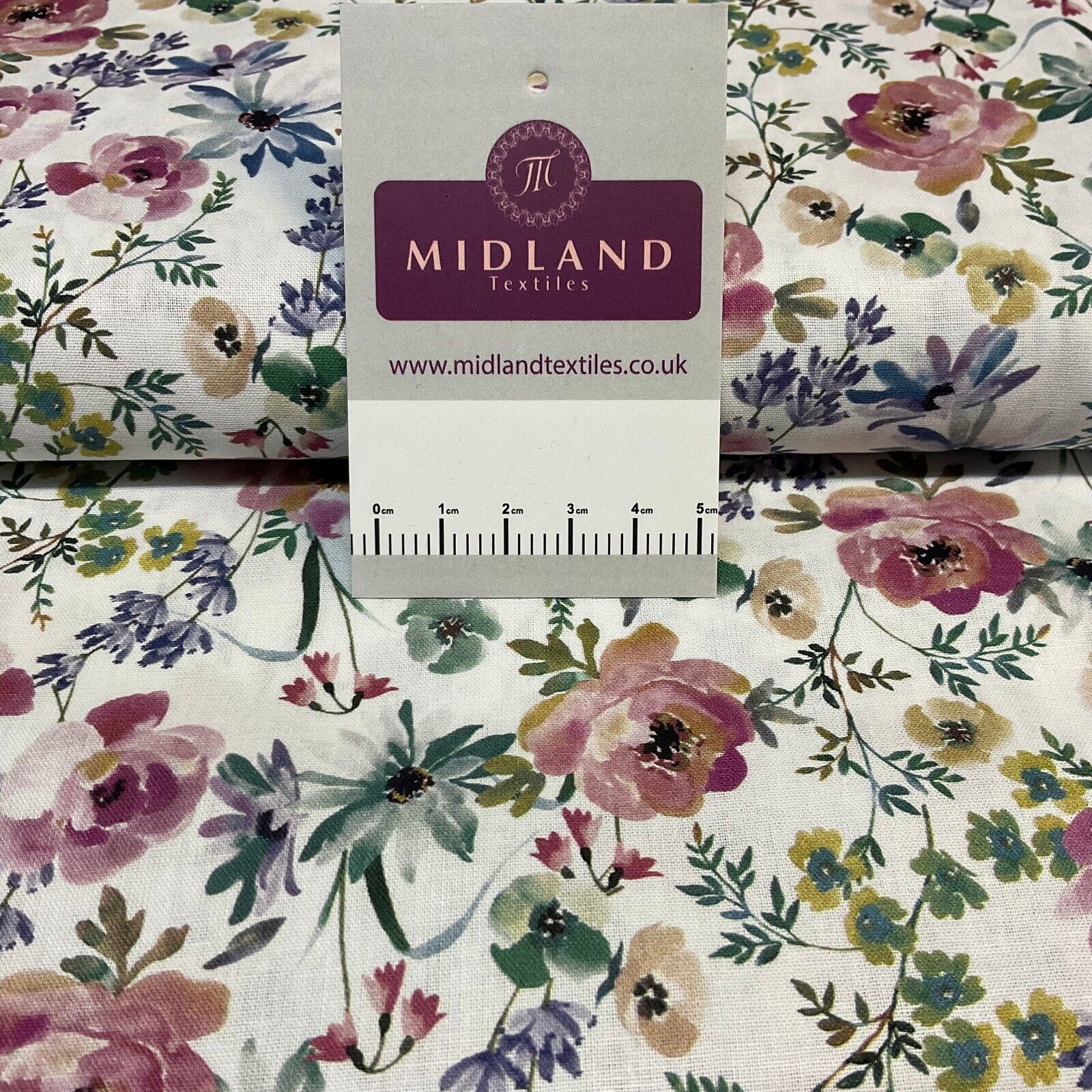 Floral flower poplin Dress Fabric M1857