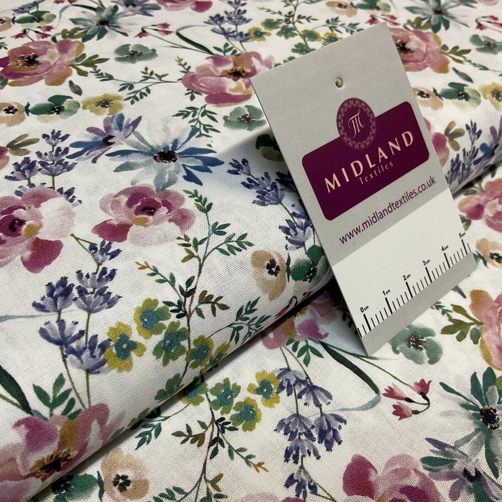 Floral flower poplin Dress Fabric M1857