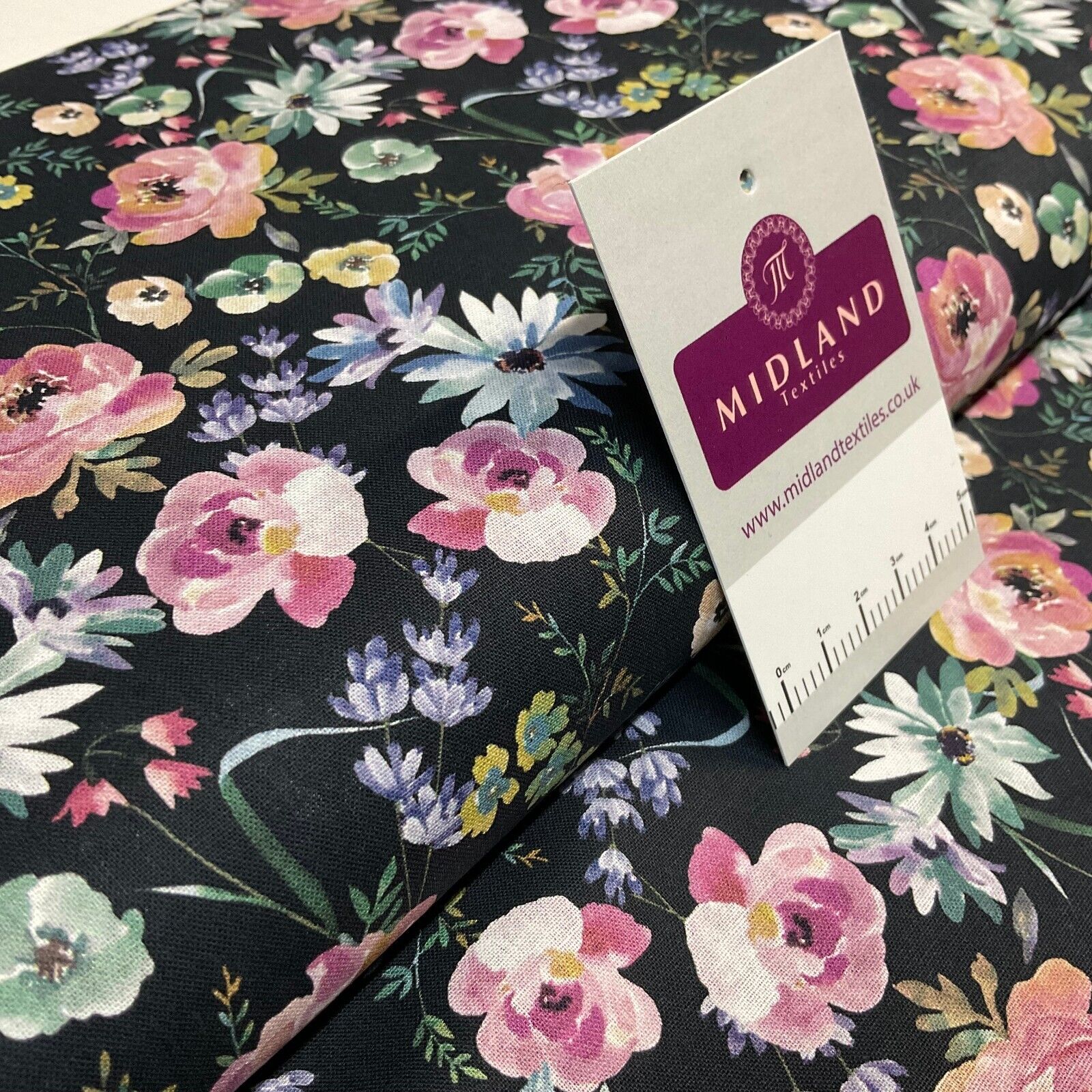 Floral flower poplin Dress Fabric M1857