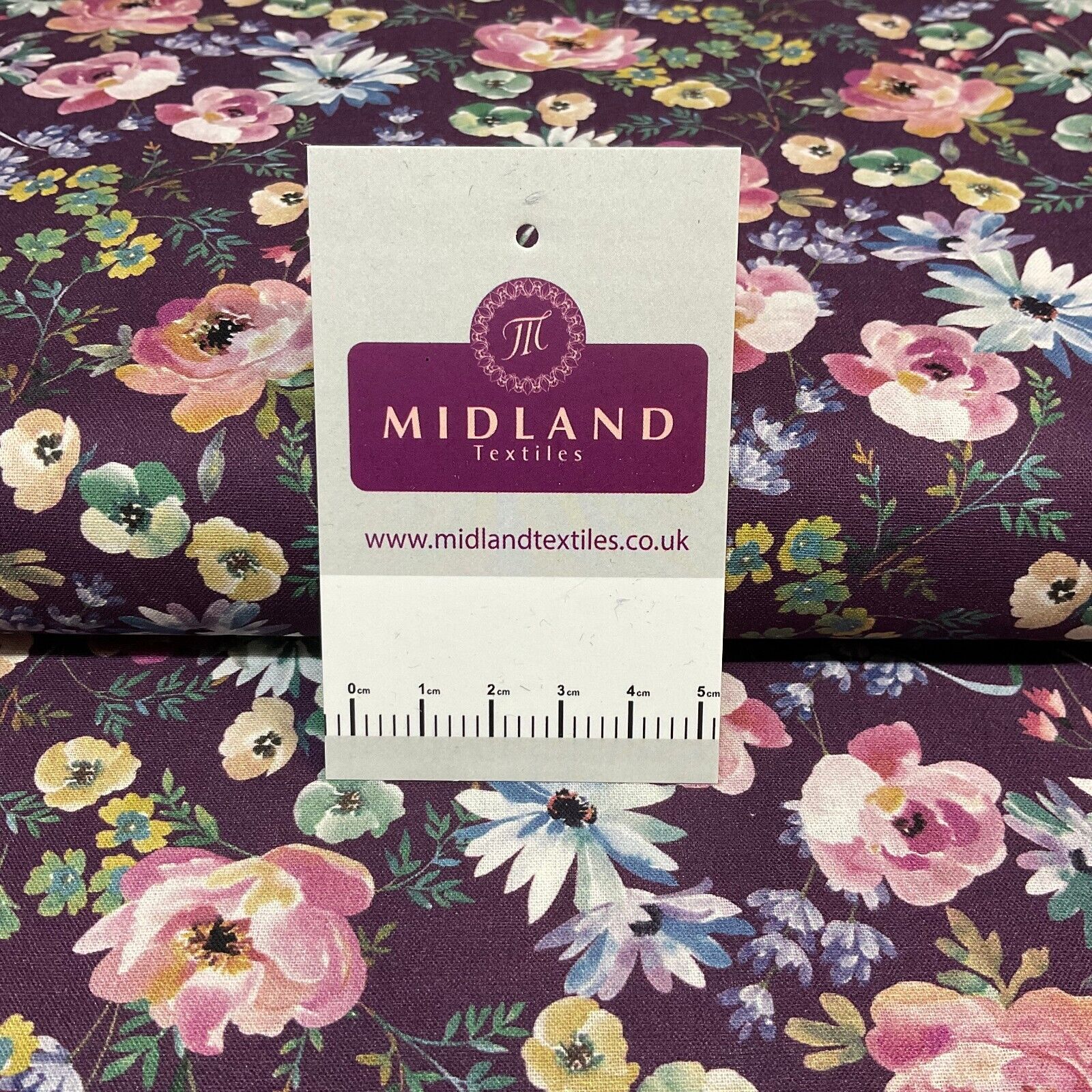Floral flower poplin Dress Fabric M1857