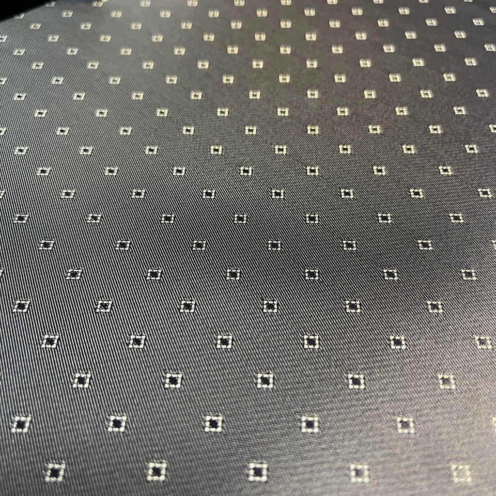 Dark grey Diamond Dobby Italian Fancy viscose acetate lining Fabric M1866-6