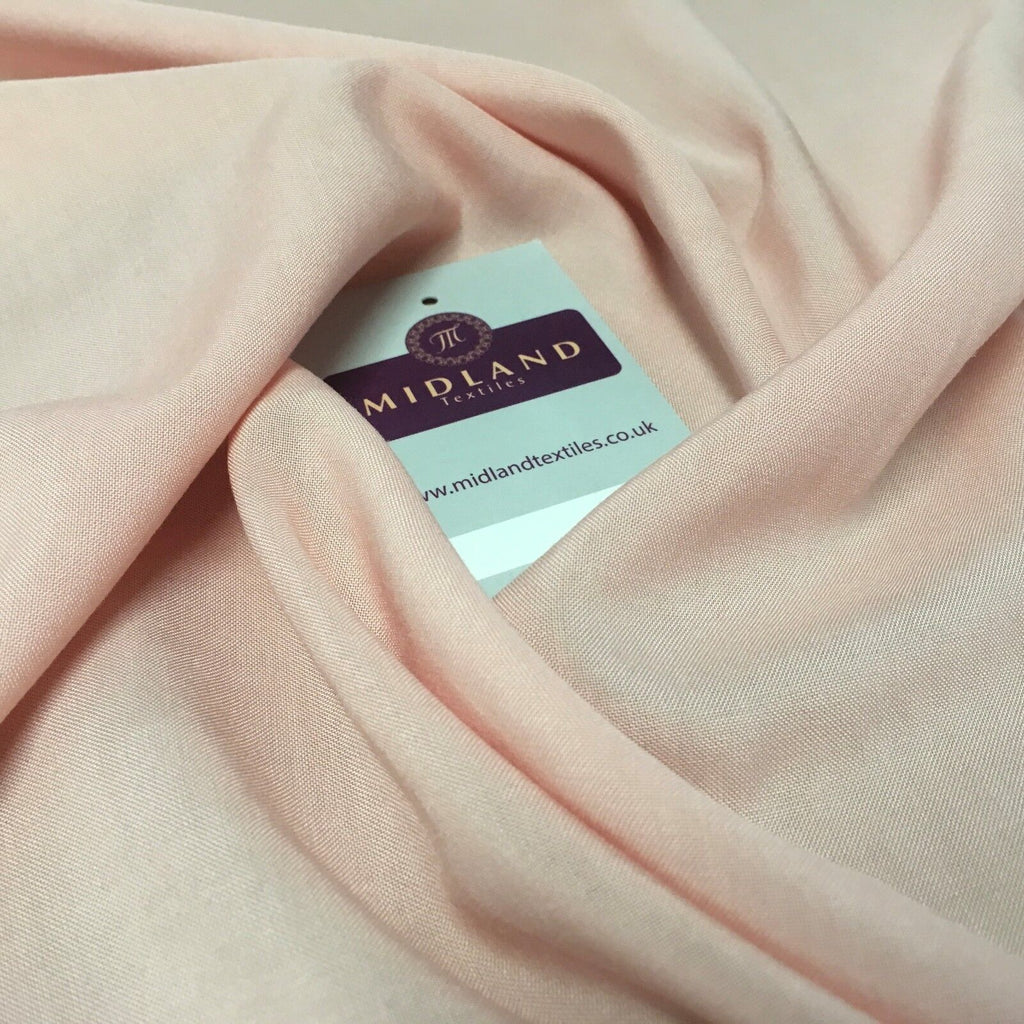 Plain Soft Spun Rayon Viscose Fabric 58