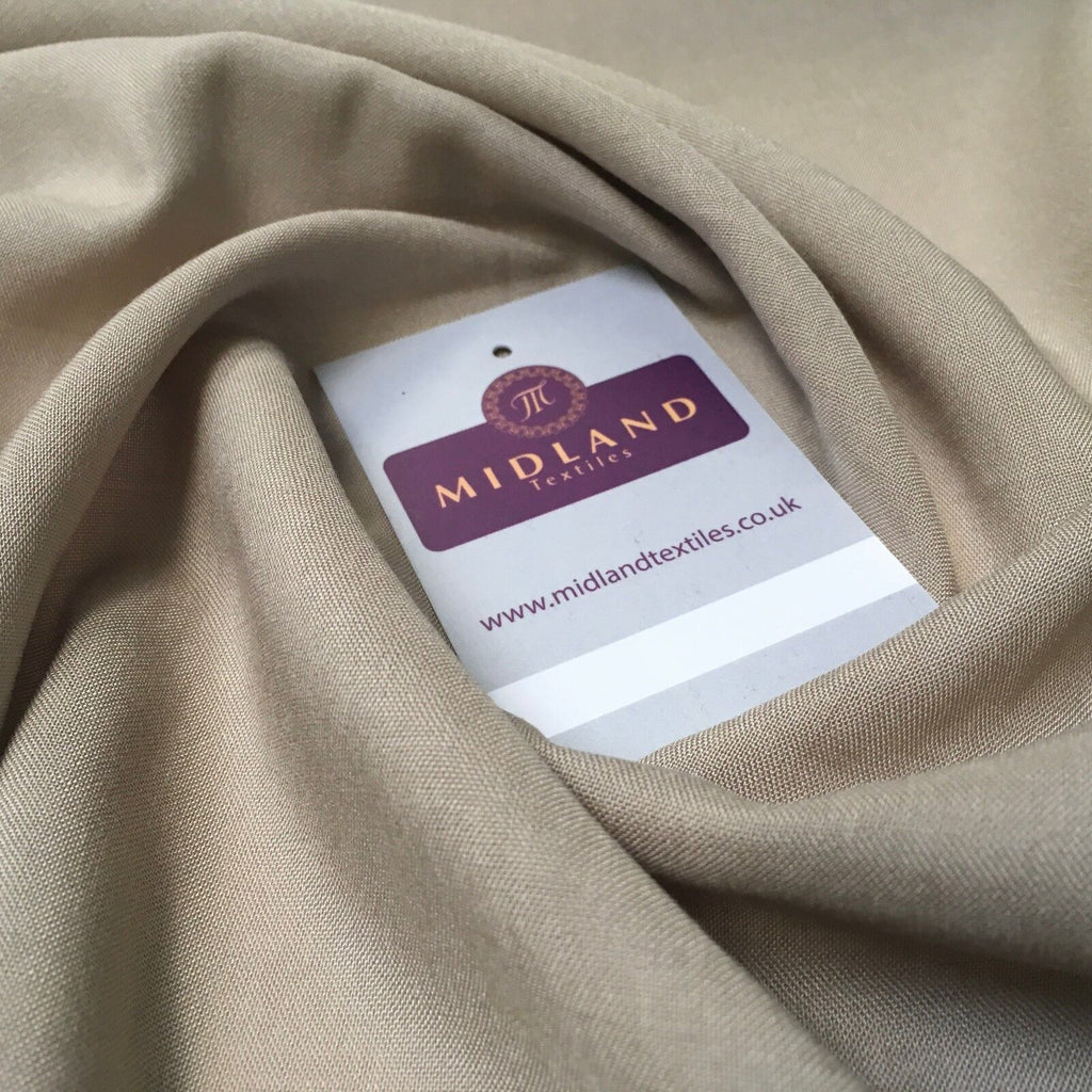 Plain Soft Spun Rayon Viscose Fabric 58