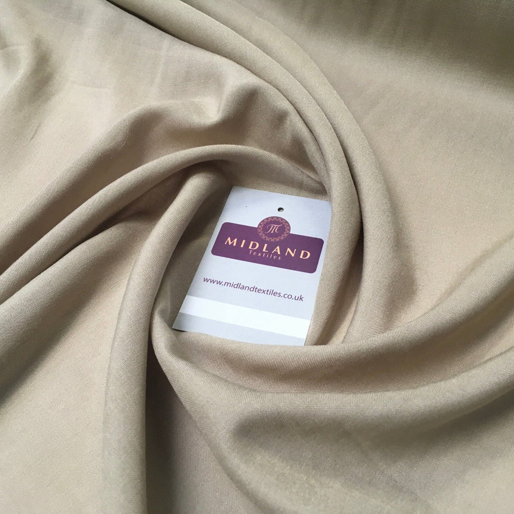 Plain Soft Spun Rayon Viscose Fabric 58