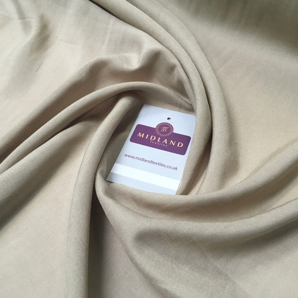 Plain Soft Spun Rayon Viscose Fabric 58