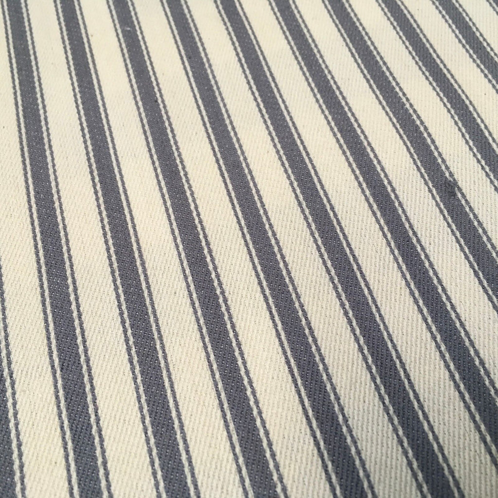 Canvas Power Loom 8mm Ticking Stripe 100% Cotton fabric 54