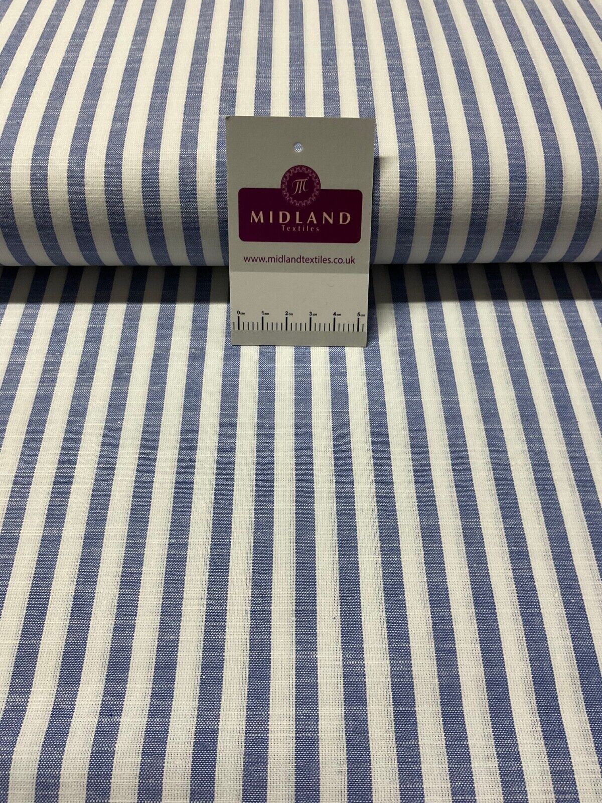 Blue Cotton Yarn Dyed Stipped stripe Dress Fabric M1877