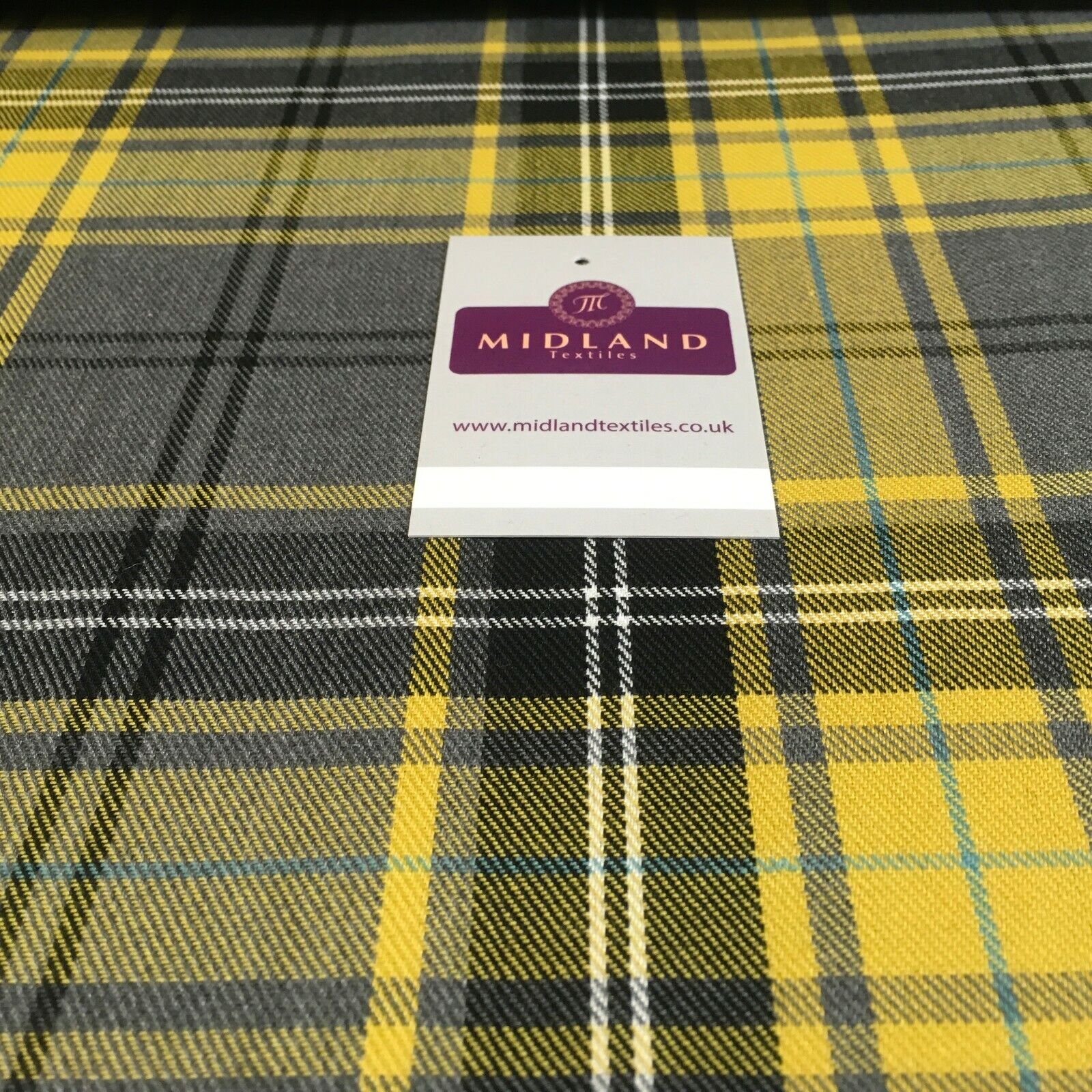 Tartan Fabric Poly Viscose - (150cm) Wide -  per mtr M190 Mtex