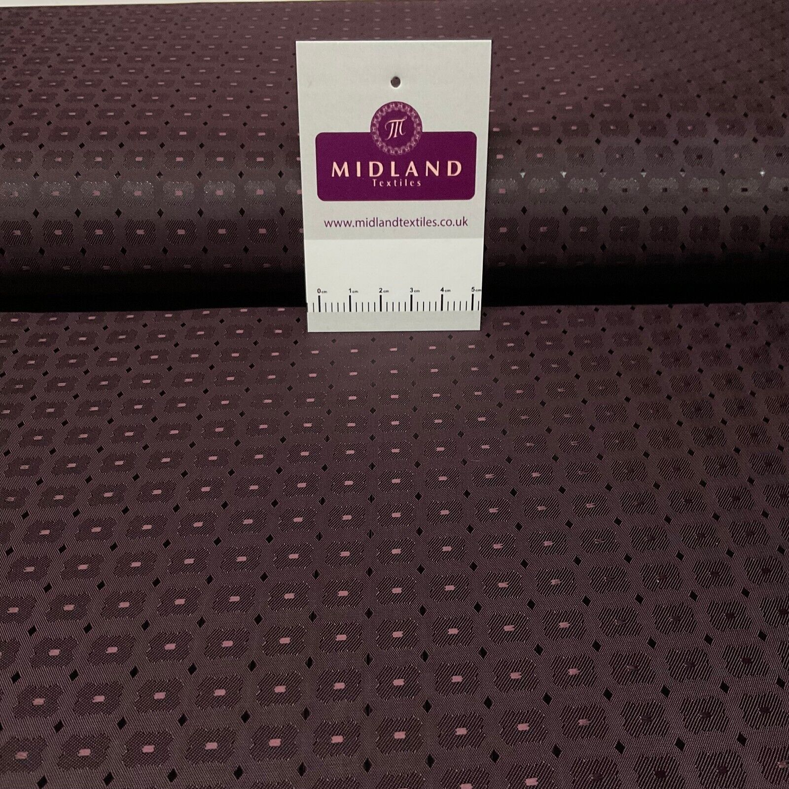 Dark Plum Dobby Italian Fancy viscose acetate lining luxurious Fabric M1866-1