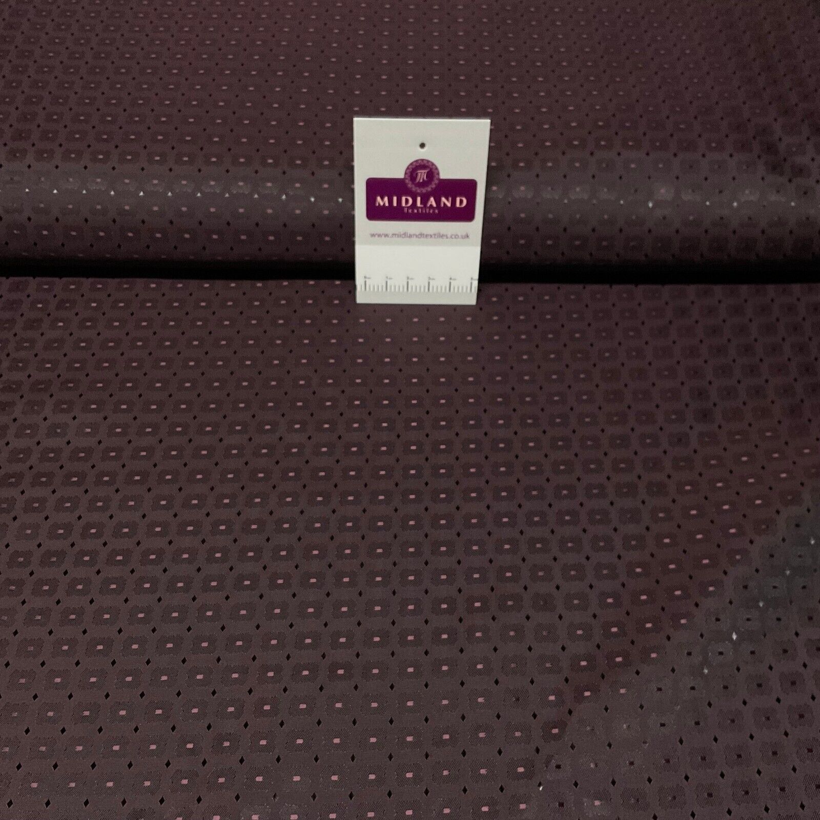 Dark Plum Dobby Italian Fancy viscose acetate lining luxurious Fabric M1866-1