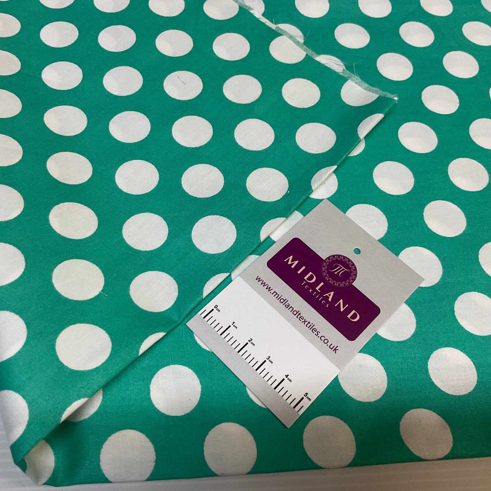 Polka dot spot Cotton Poplin dress Fabric Sold by the meter M1896