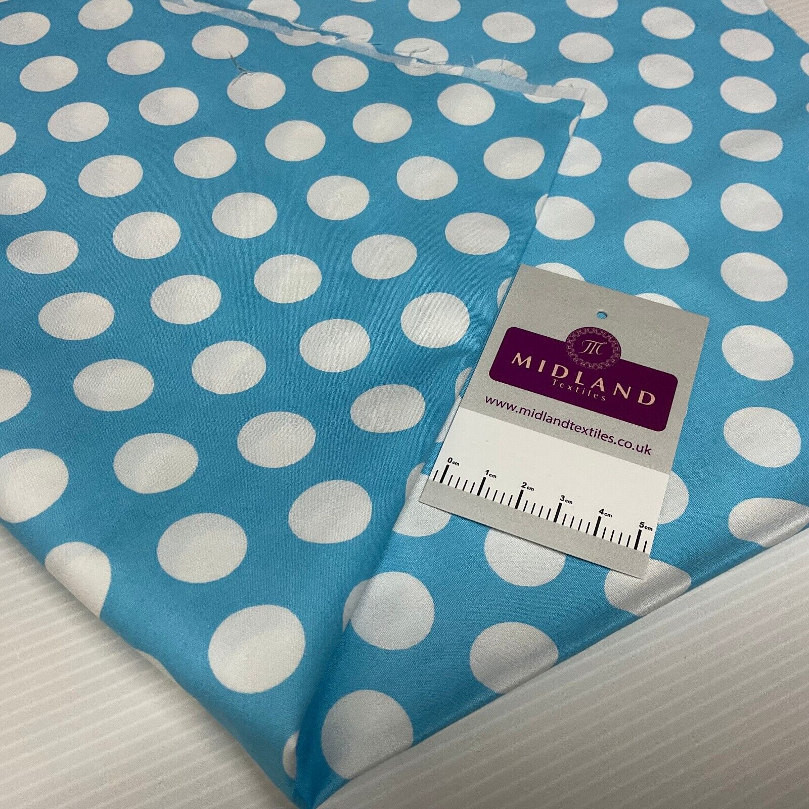 Polka dot spot Cotton Poplin dress Fabric Sold by the meter M1896