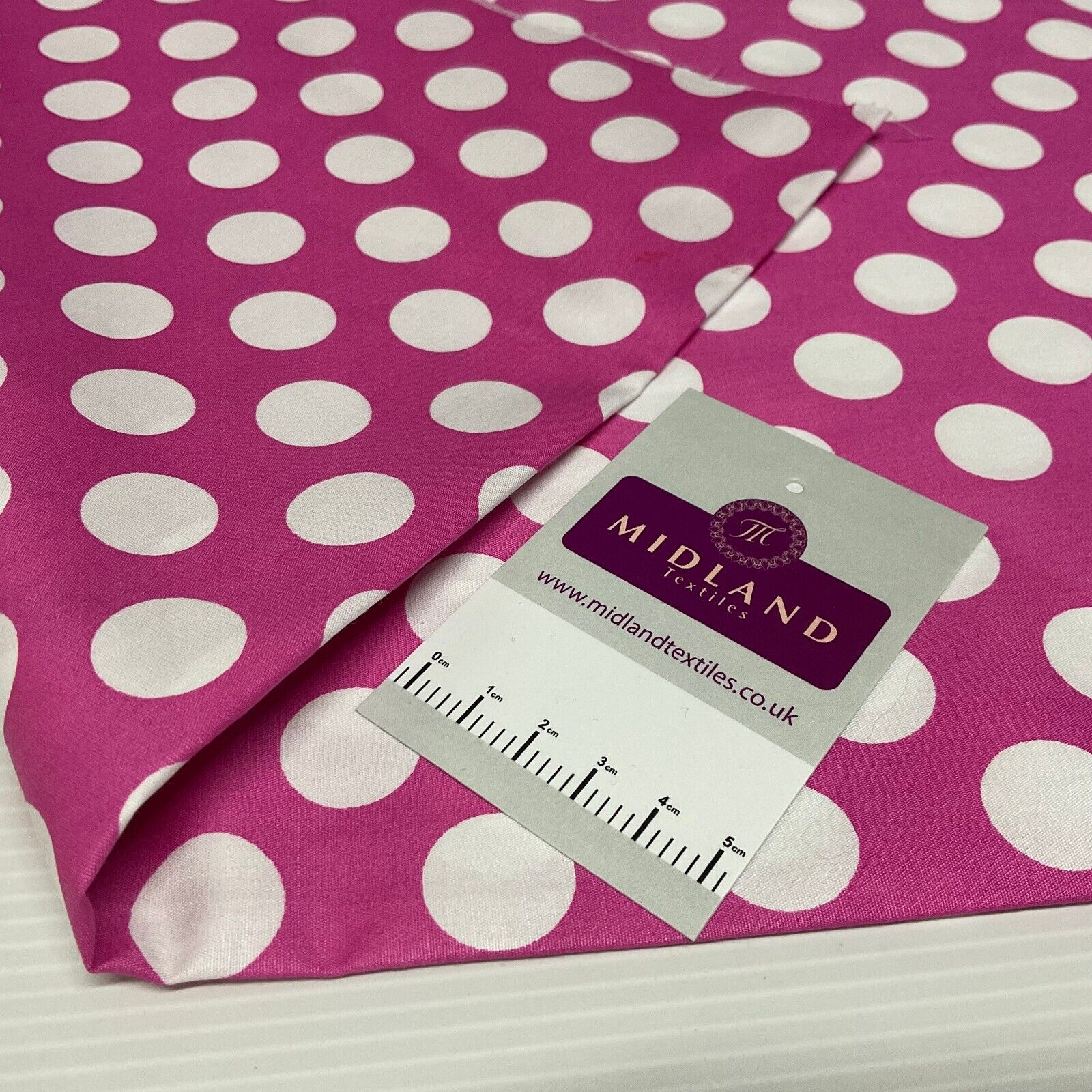 Polka dot spot Cotton Poplin dress Fabric Sold by the meter M1896