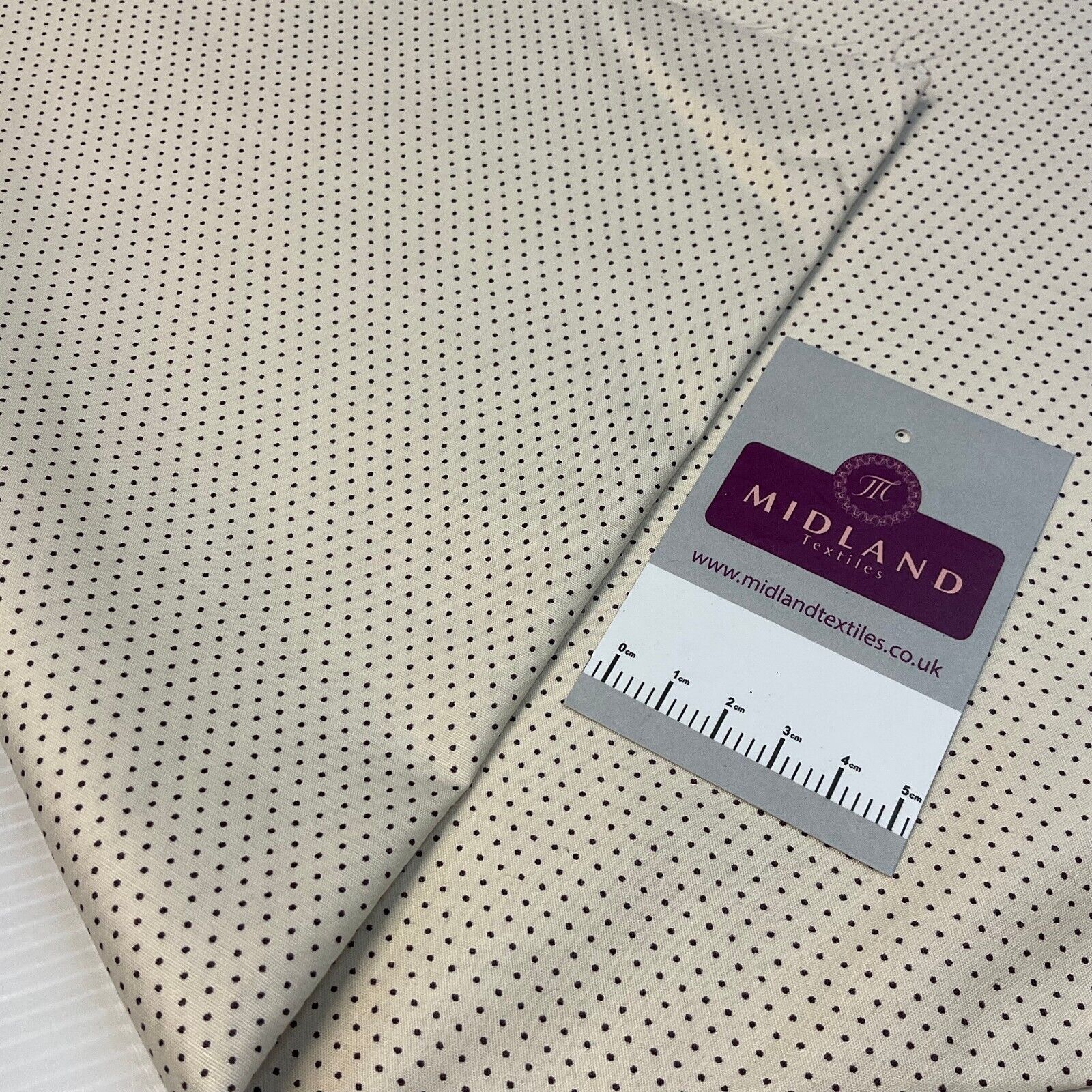Micro dot spot Cotton Poplin dress Fabric Sold by the meter M1897