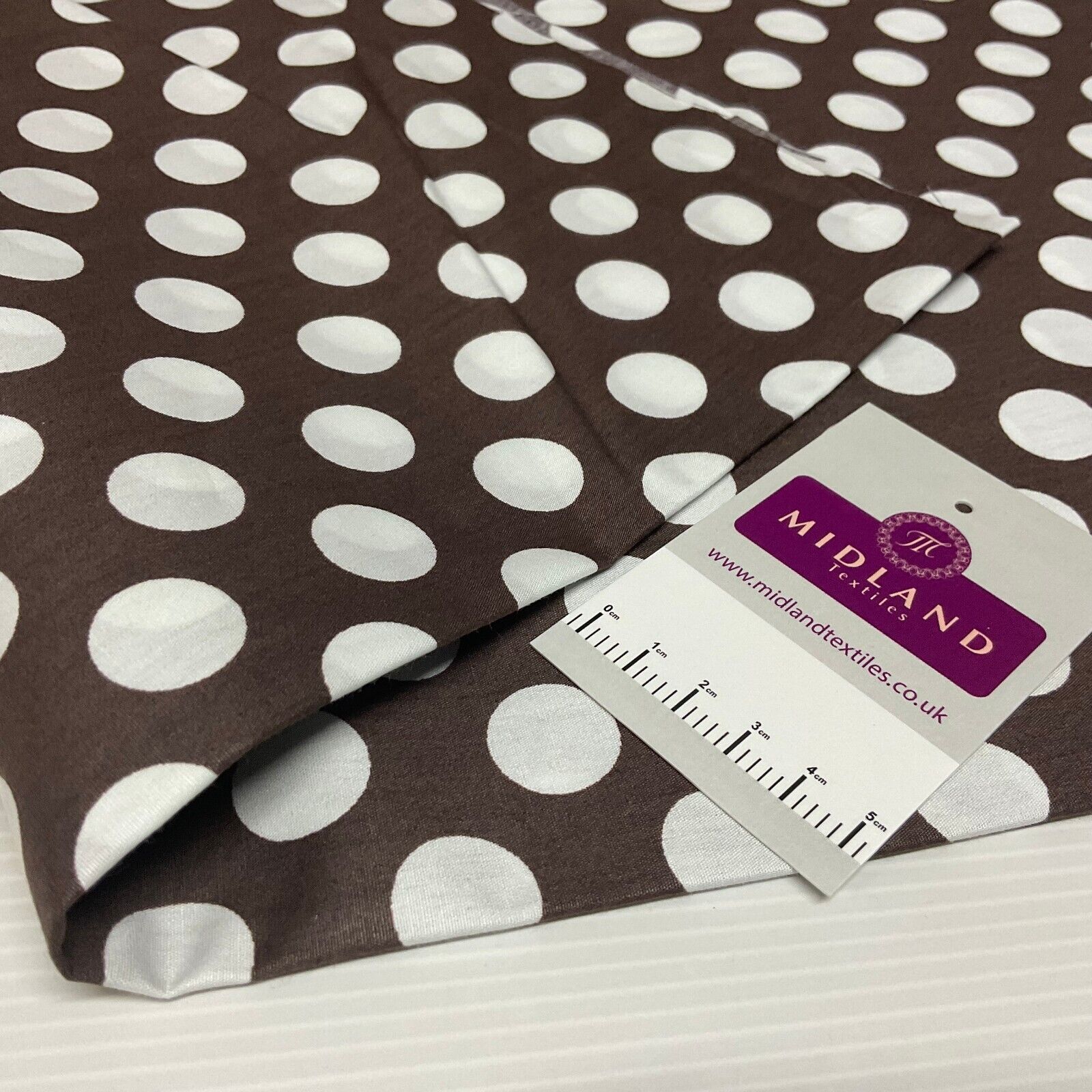 Polka dot spot Cotton Poplin dress Fabric Sold by the meter M1896