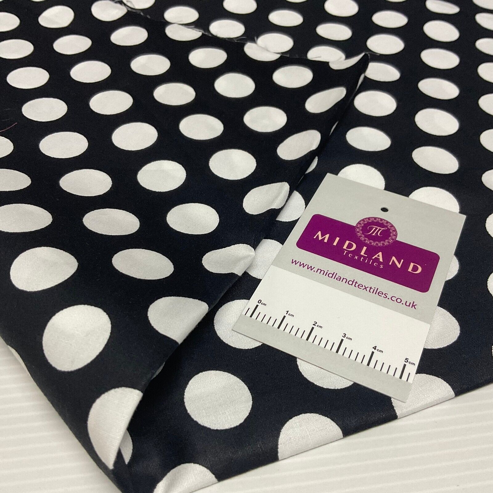 Polka dot spot Cotton Poplin dress Fabric Sold by the meter M1896