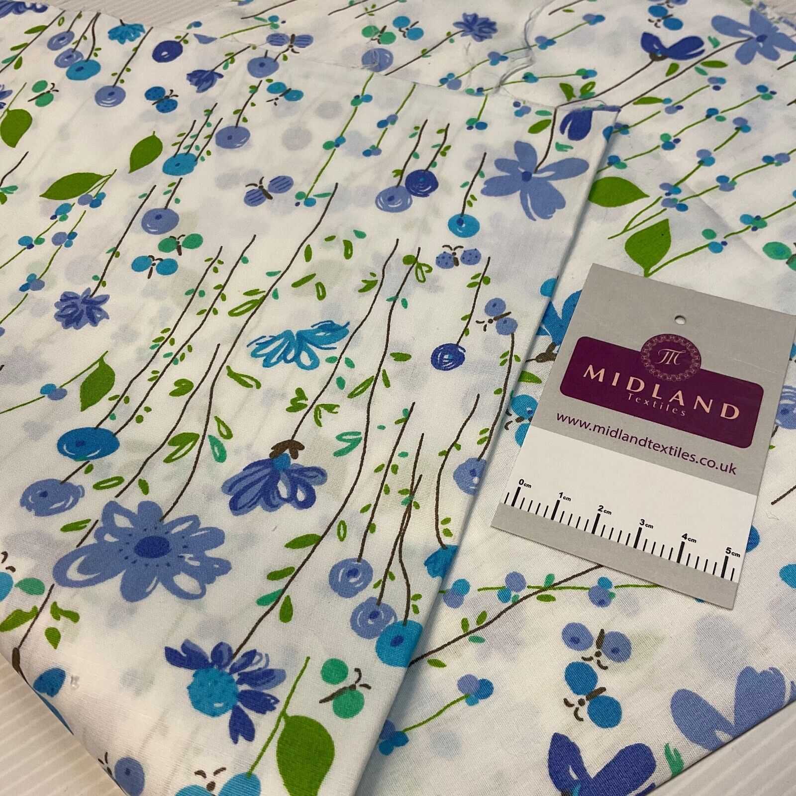 Rainforest Tropical Floral Cotton Poplin dress Fabric Sold by the meter M1898