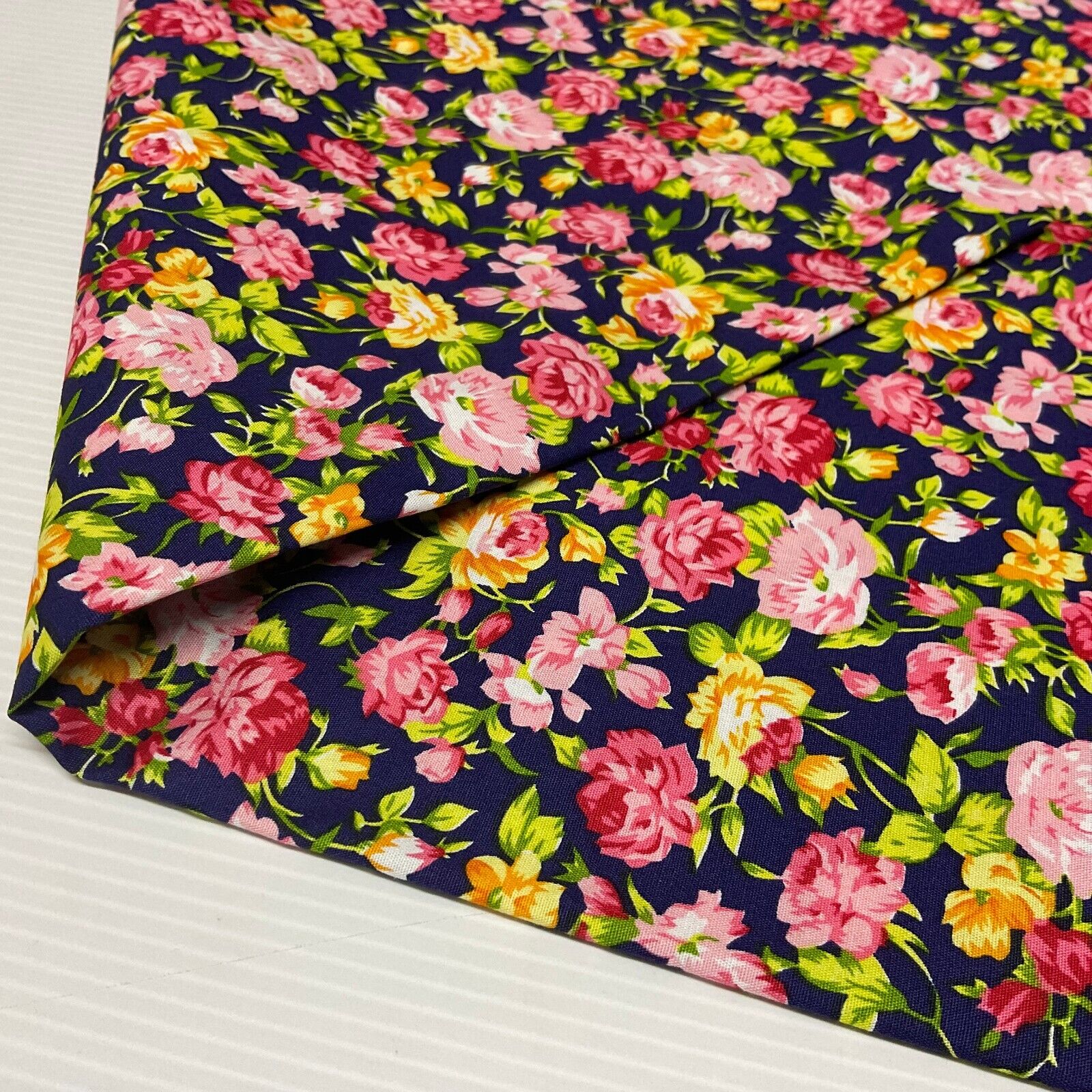 Floral Florence Bunch Cotton Poplin dress Fabric Sold by the meter M1893