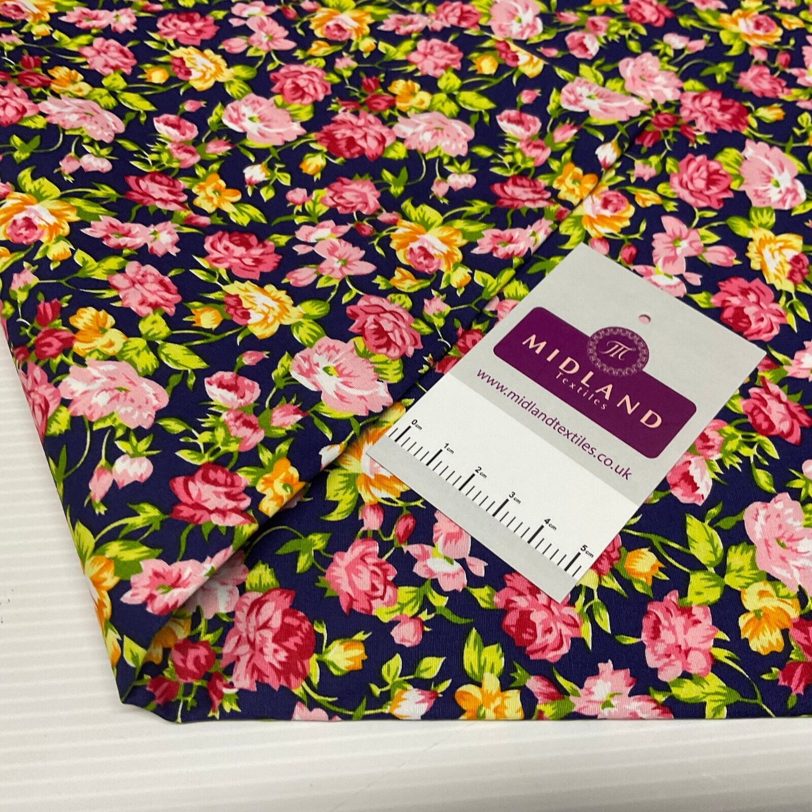 Floral Florence Bunch Cotton Poplin dress Fabric Sold by the meter M1893