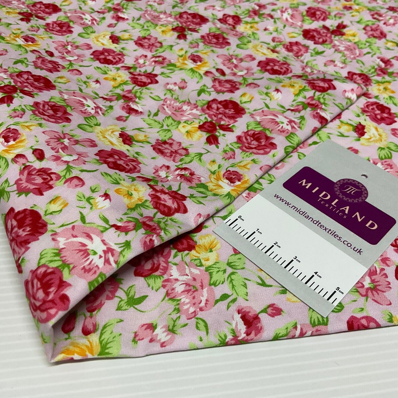 Floral Florence Bunch Cotton Poplin dress Fabric Sold by the meter M1893