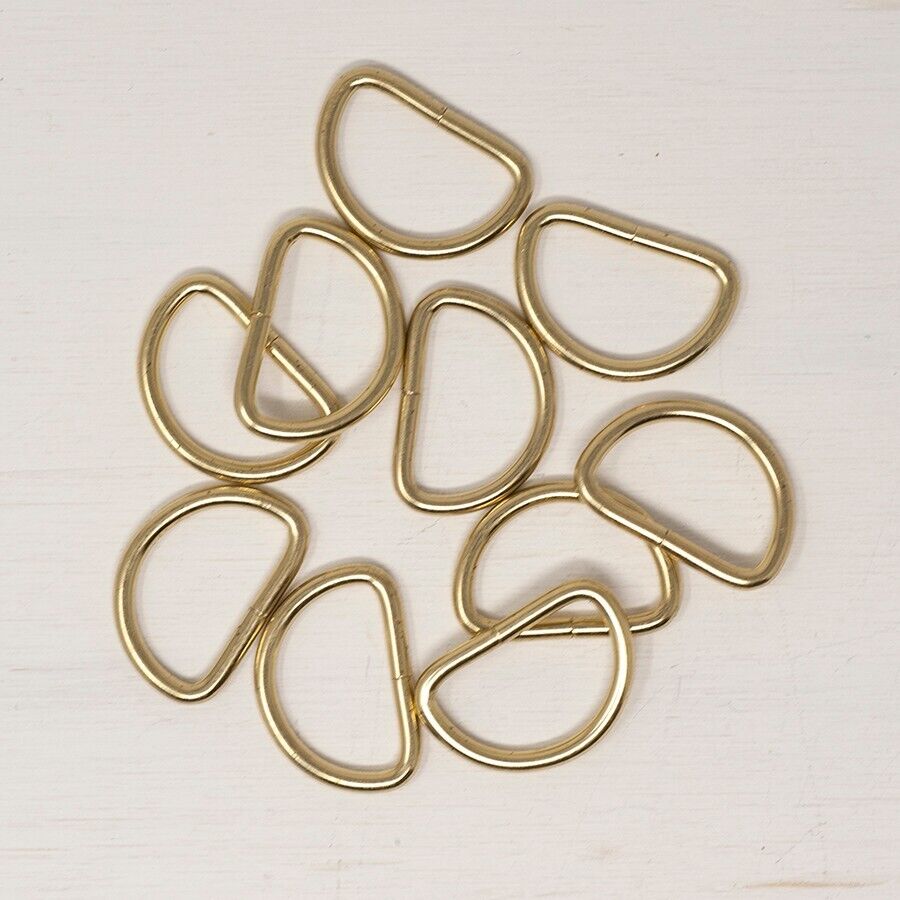 5pcs 25mm D Rings Silver Rainbow Antique Brass Bright Brass Handbag Crafts M1947