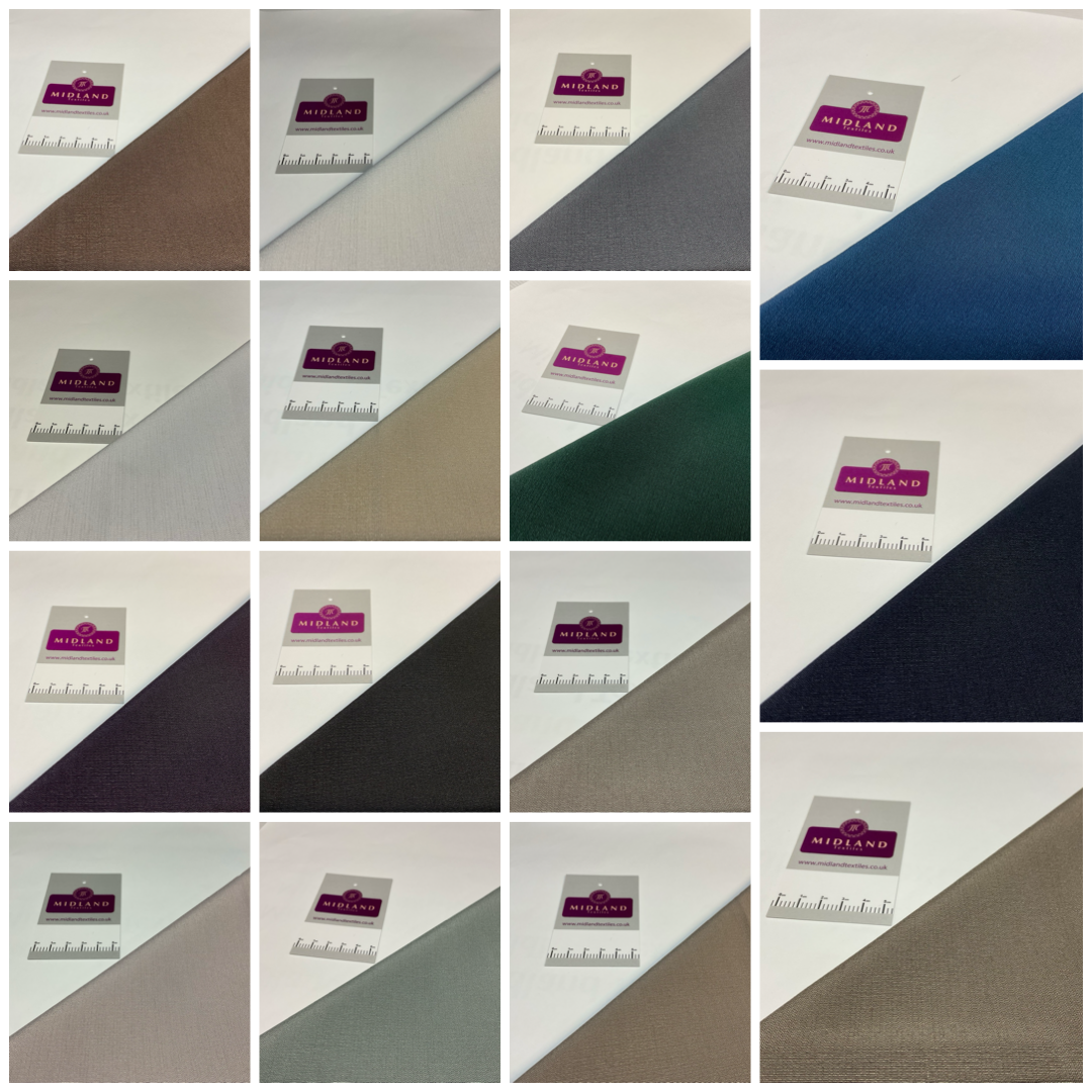 Plain Luxurious Poly Linen Rose Crepe dress fabric 160cm wide M1945