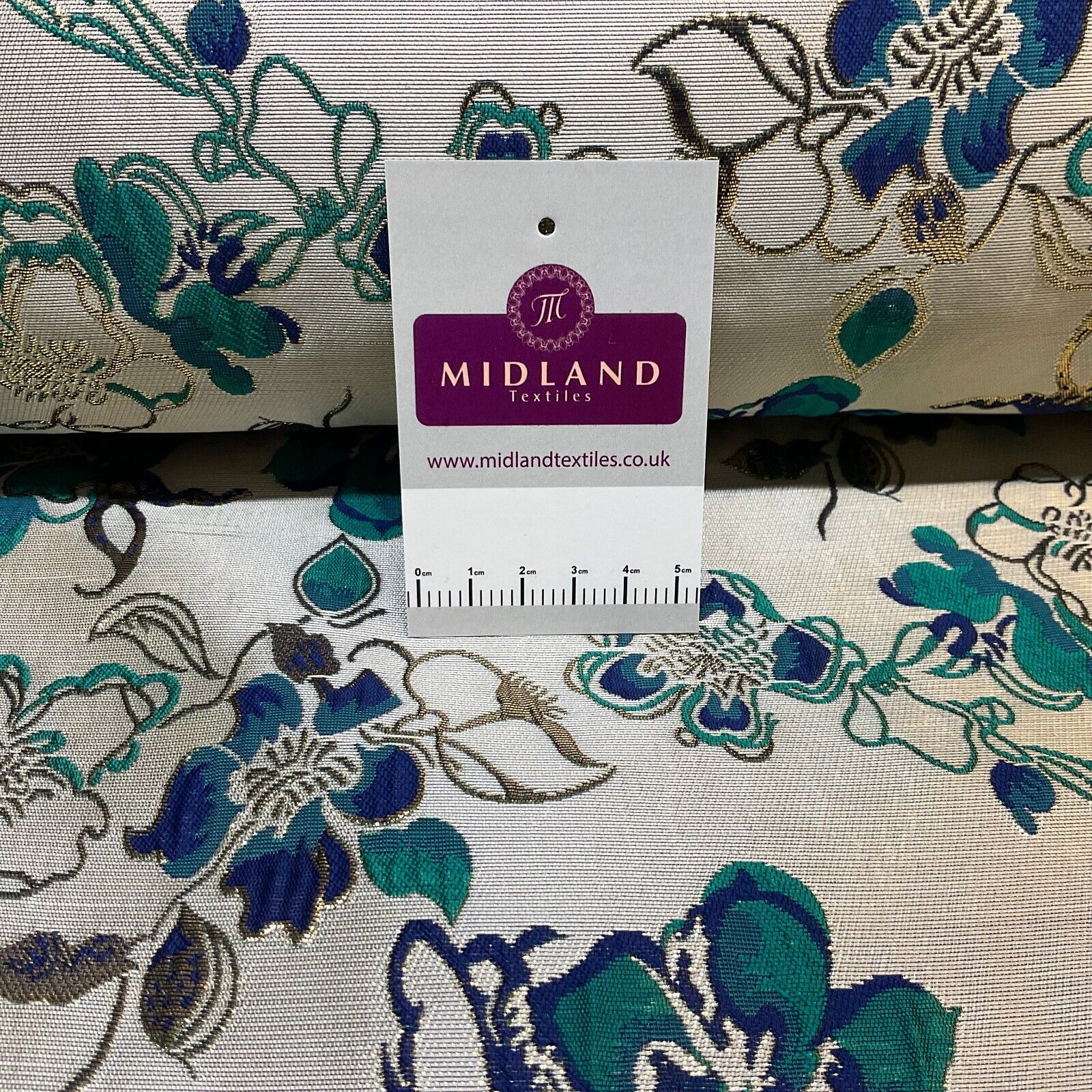 Indian Gold Floral wedding Brocade Fabric ideal for waistcoats 150cm wide M1944