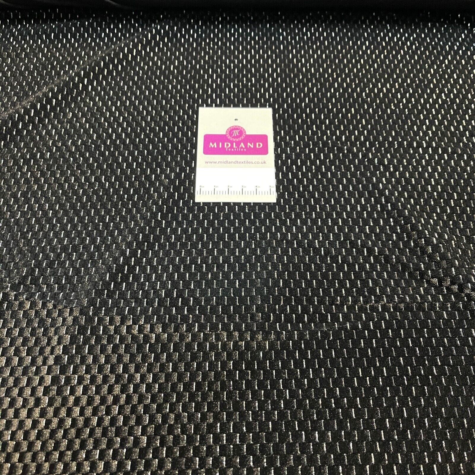 Stunning Black Metallic Stripe Lurex Velvet Spandex Fabric 150cm Wide M1961